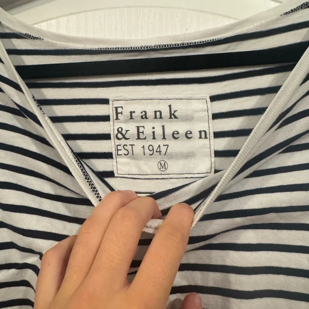 Frank & Eileen French Striped Top Black/White - Picture 6 of 7